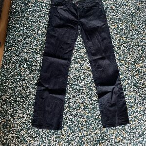 AG Adriano Goldschmied Dark The Kiss Slim Straight Jeans